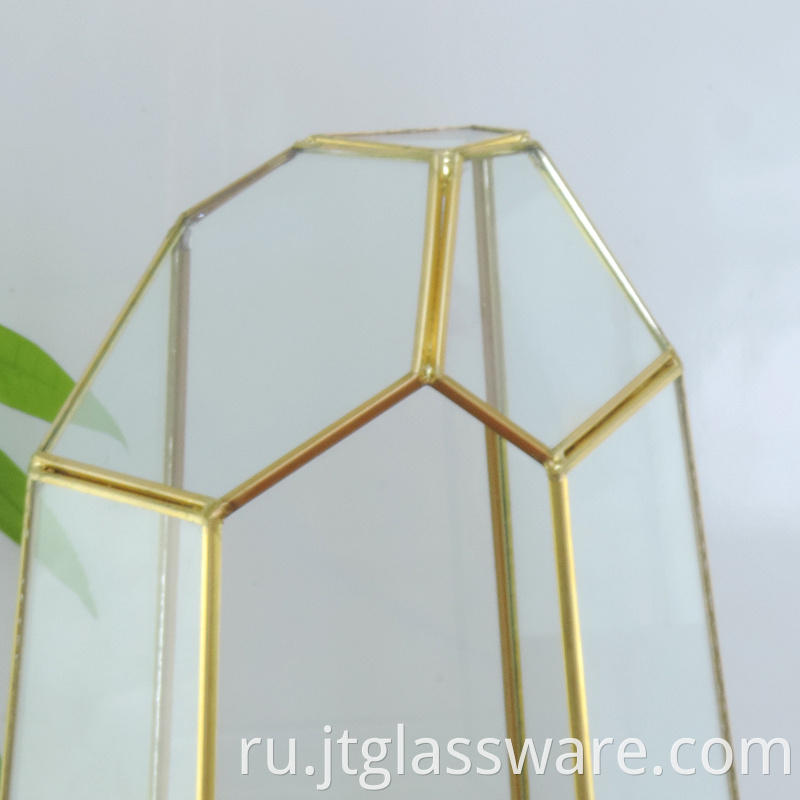 square glass vase